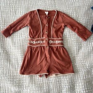 Kate Quinn Long Sleeve Embroidered Jumpsuit, 12-18 Months